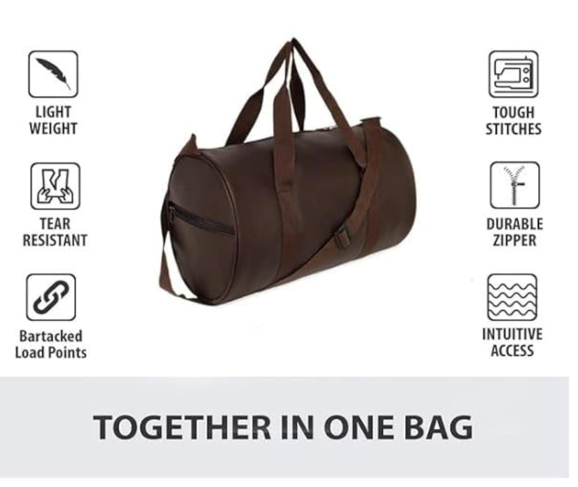 Small Multicolor Gym Bag for Men & Women